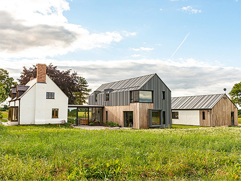 Award-winning extension to ancient cottage in Shropshire with triple-glazed Kastrup Windows
