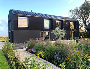 Black Barn conversion in Shropshire with Kastrup Windows